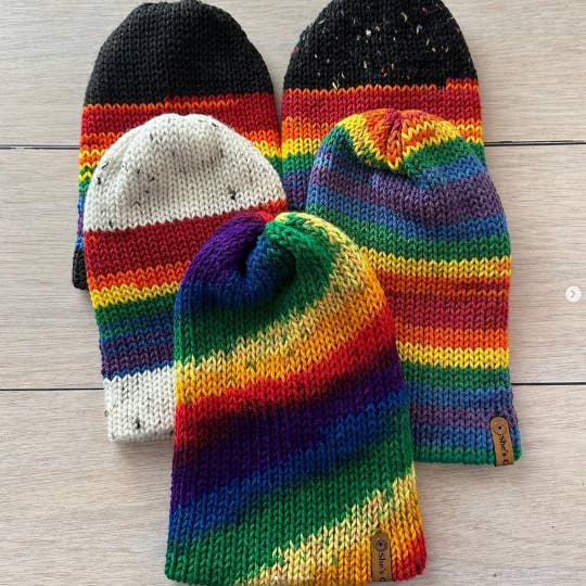 PRIDE Knit Beanie Hats and other Purchase Wholesale pride hat. Free Returns & Net 60 Terms on Faire trending on Faire.