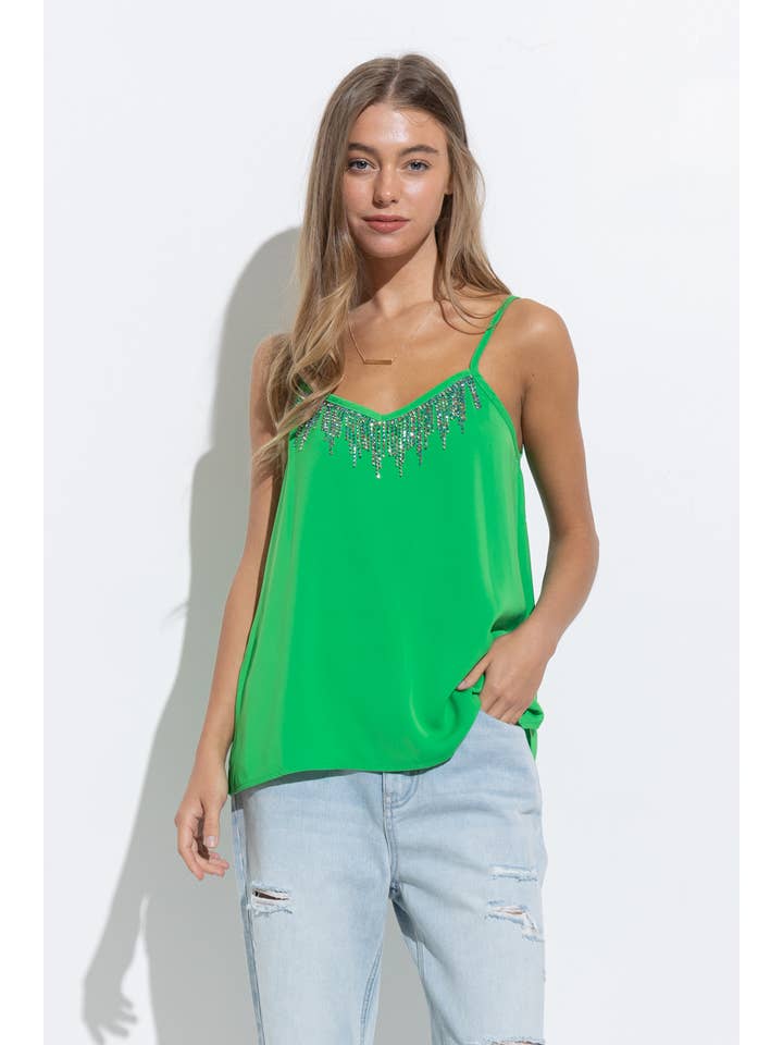 Blue B - Wholesale Camisole - Women's - 31939T - Crystal Rainbow Rhinestone Cami Tank Top15