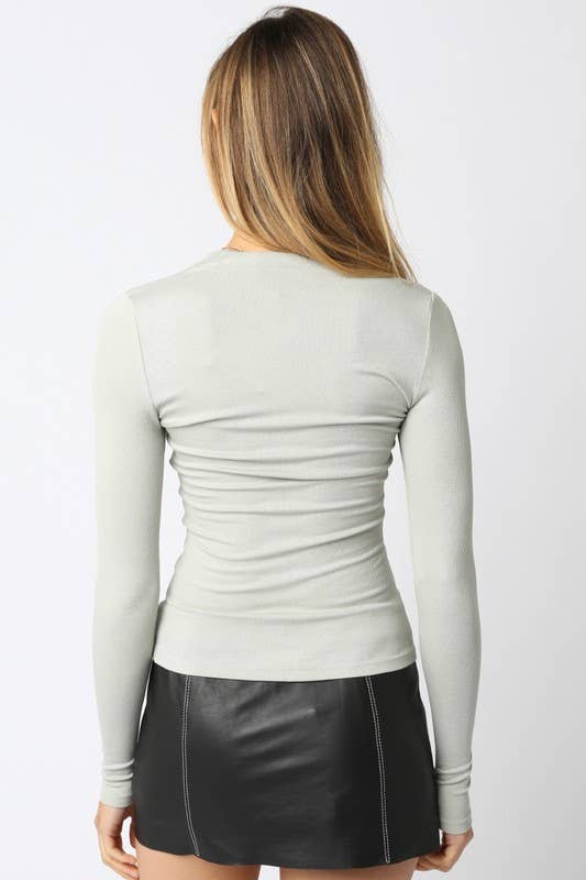 Olivaceous - Venta al por mayor Jersey corto de punto - Mujer - Bristol Top10