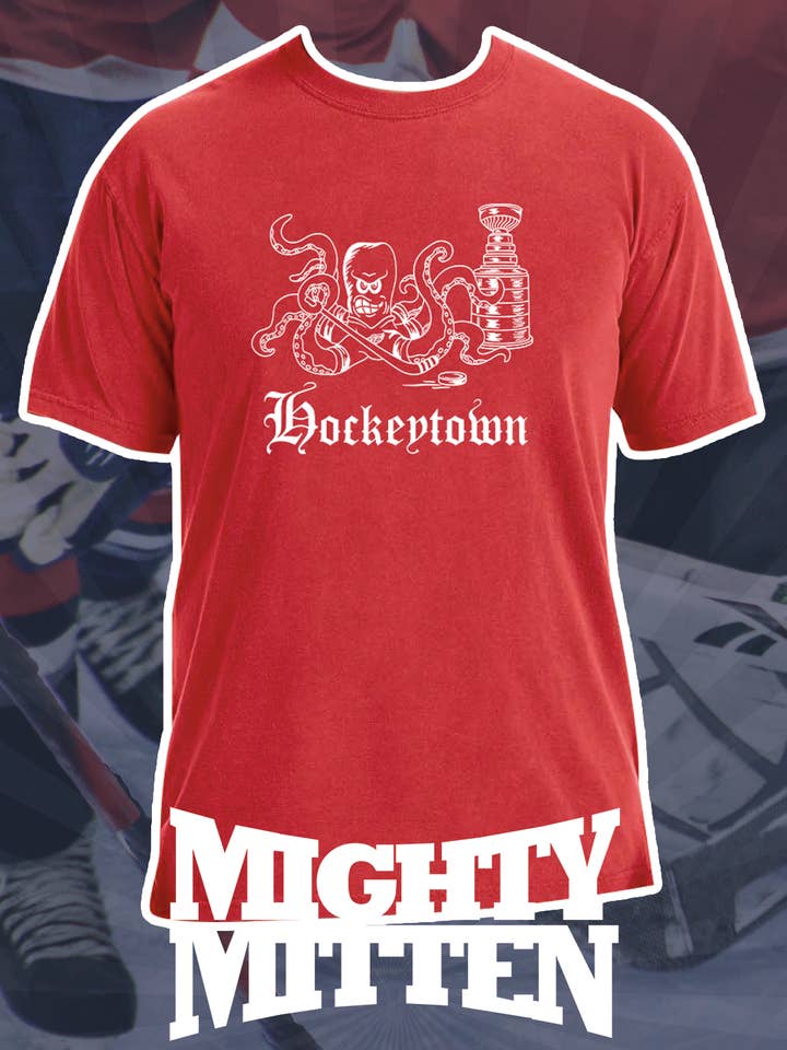 Hockeytown T-shirt voor wholesale door Mighty Mitten Apparel