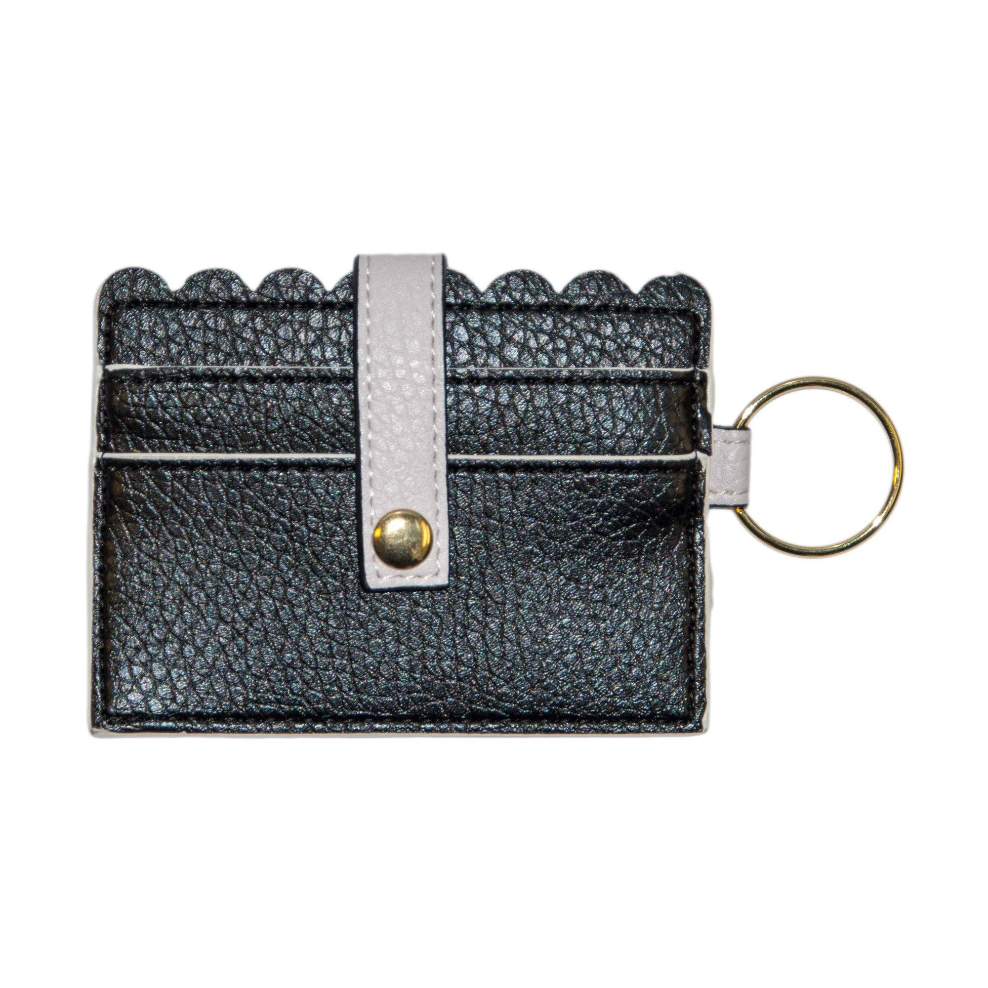 Mainstreet Collection - Wholesale Card Holder - Women's - SPRING SCALLOP CARD HOLDER PREPACK 24PC1