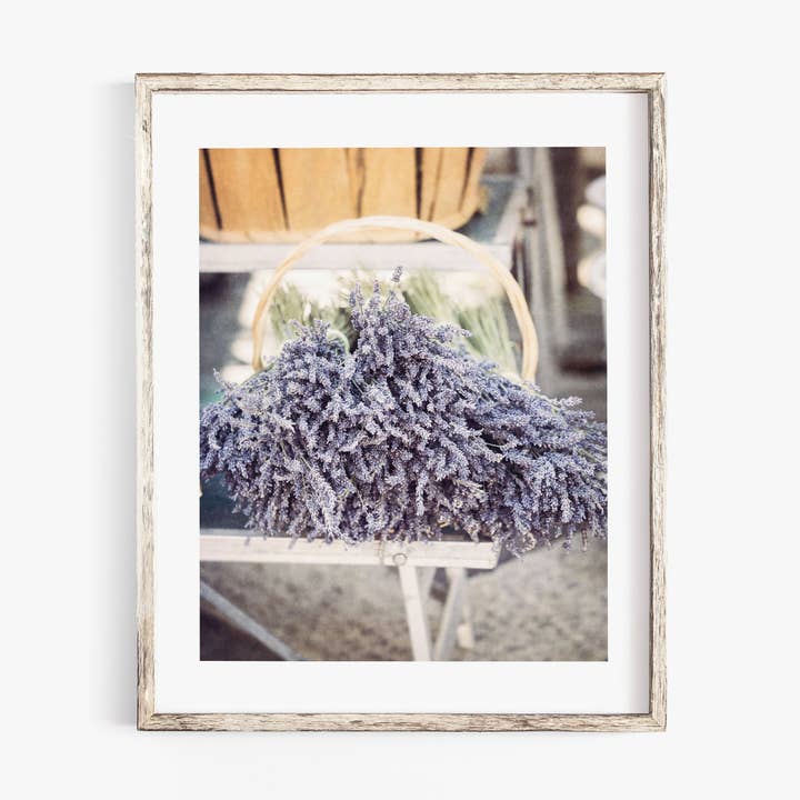 Lavender Bundle – Paris Flower Market | Wall Art Print for wholesale by Lisa Russo Fine Art