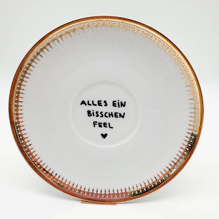 Assiette murale petite TOUT UN PEU FEEL "classy" pour la vente par ohRuby