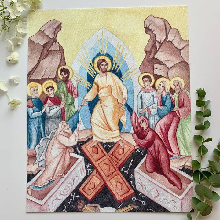 Resurrection Art Print for wholesale by DRAW NEAR DESIGNS, LLC