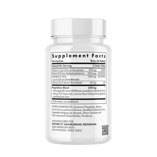 Michael's Health (MH) Naturopathic Programs - Wholesale Oral Supplement/Vitamin - Adrenal Xtra Energy Support1