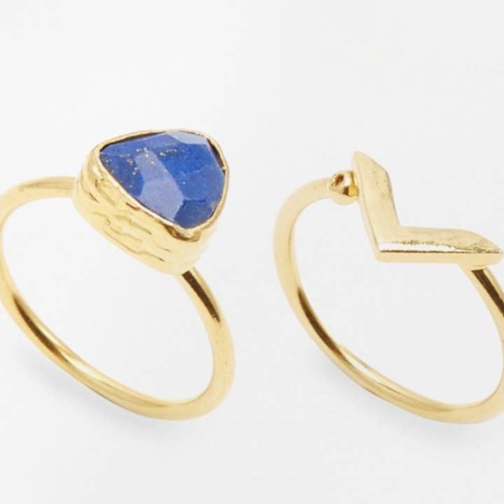 Anillo de flecha doble para venta al por mayor de Kipepeo