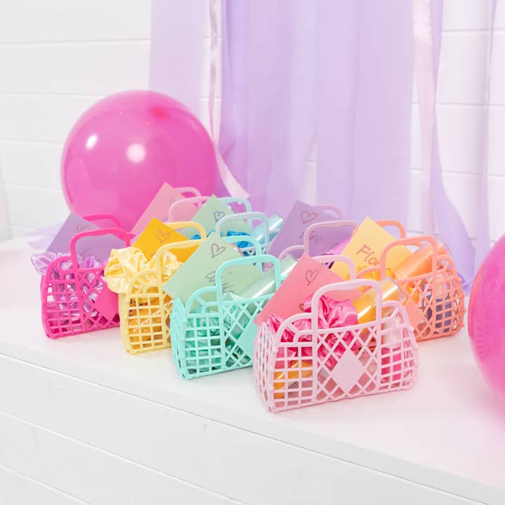 Sun Jellies - Vendita all'ingrosso Borse/Scatole per gadget da festa - Borsa in gelatina retrò - Mini5