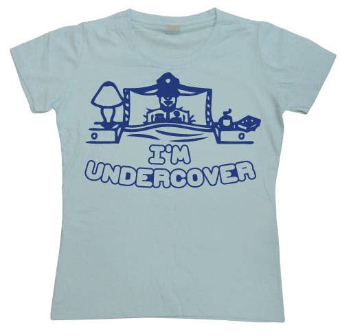 Hybris Production AB – wholesale Screen printed t-shirt – Women′s – Im Undercover Girly T-Shirt0