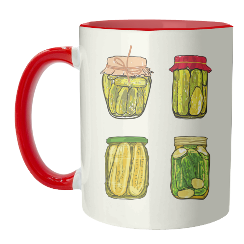 ART WOW – wholesale Coffee mug – Mugs 'Vintage Pickles Jar Collection'3