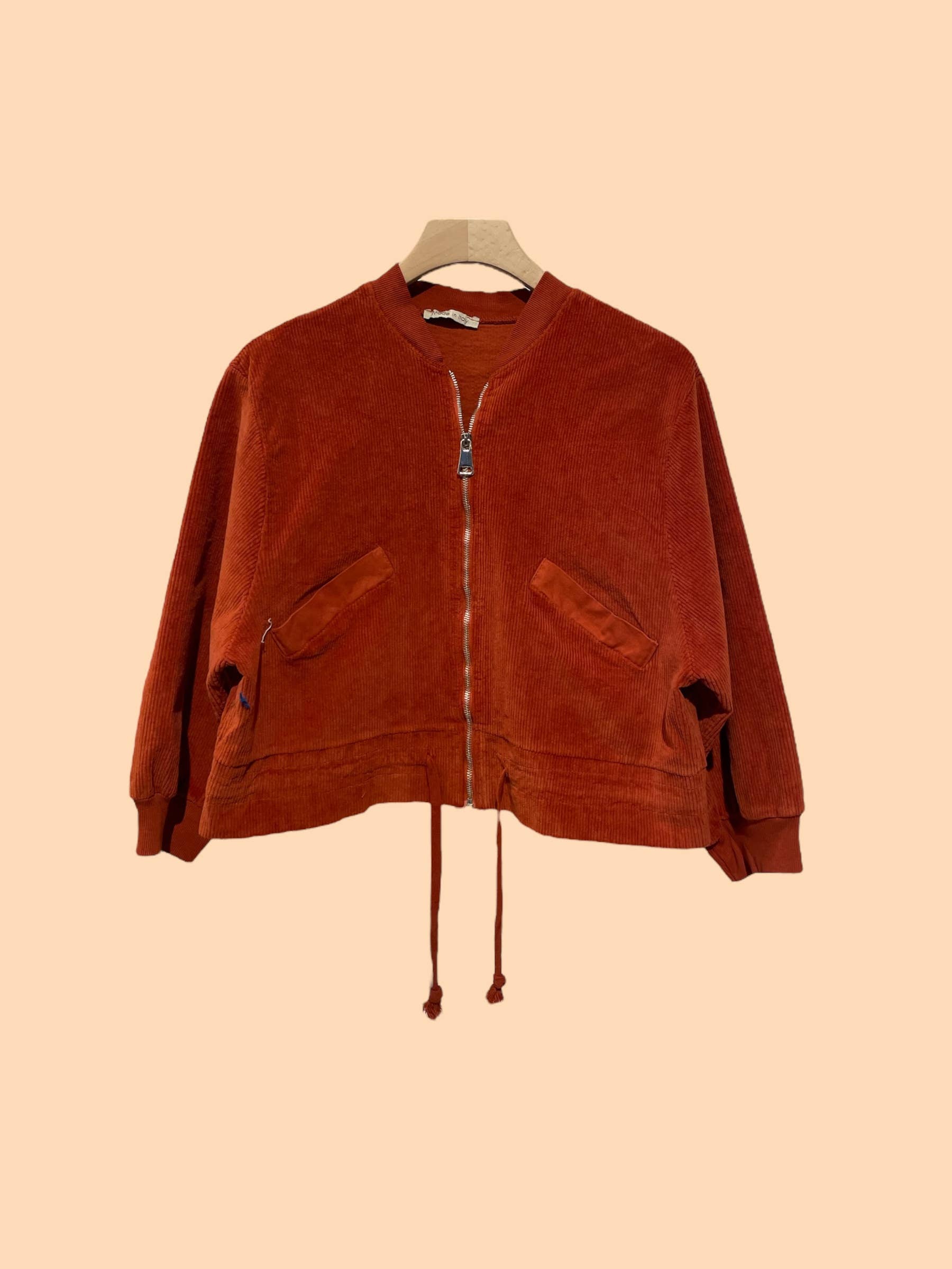 Nota bene - Wholesale Jacket - Women's - Cropped zip-up jacket in corduroy Art 380490