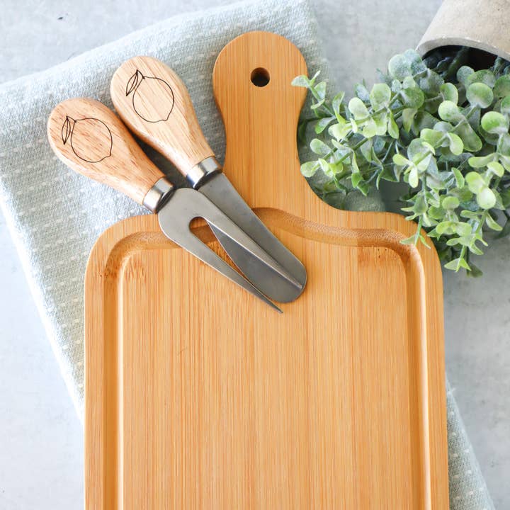 Lemon Charcuterie Set | Kitchen Decor Gift for wholesale by Becky Bug Designs