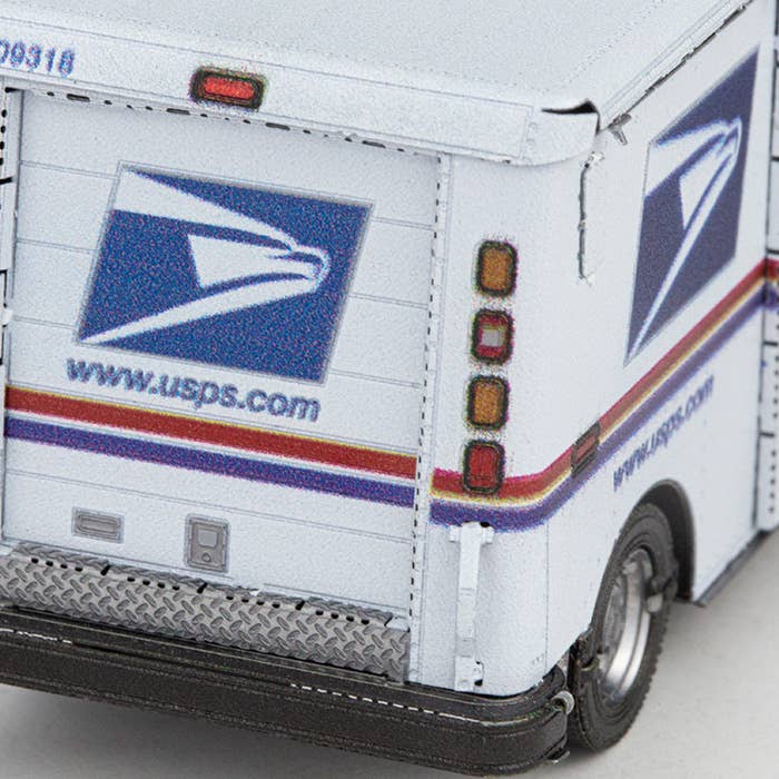 Metal Earth - Wholesale Decorative Tabletop Object - USPS LLV Mail Truck6