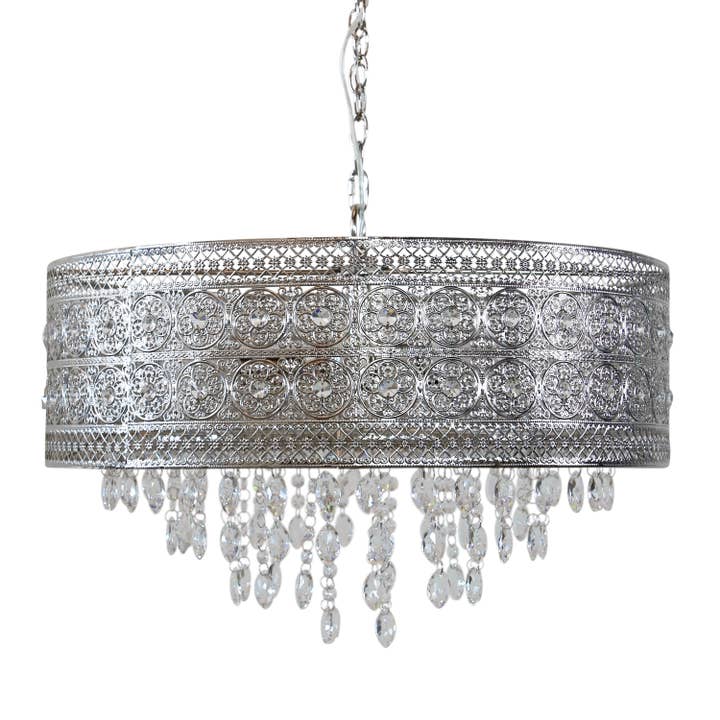 River of Goods - Wholesale Chandelier/Hanging Light - 24"W Harley Polished Nickel 3-Light Chandelier5