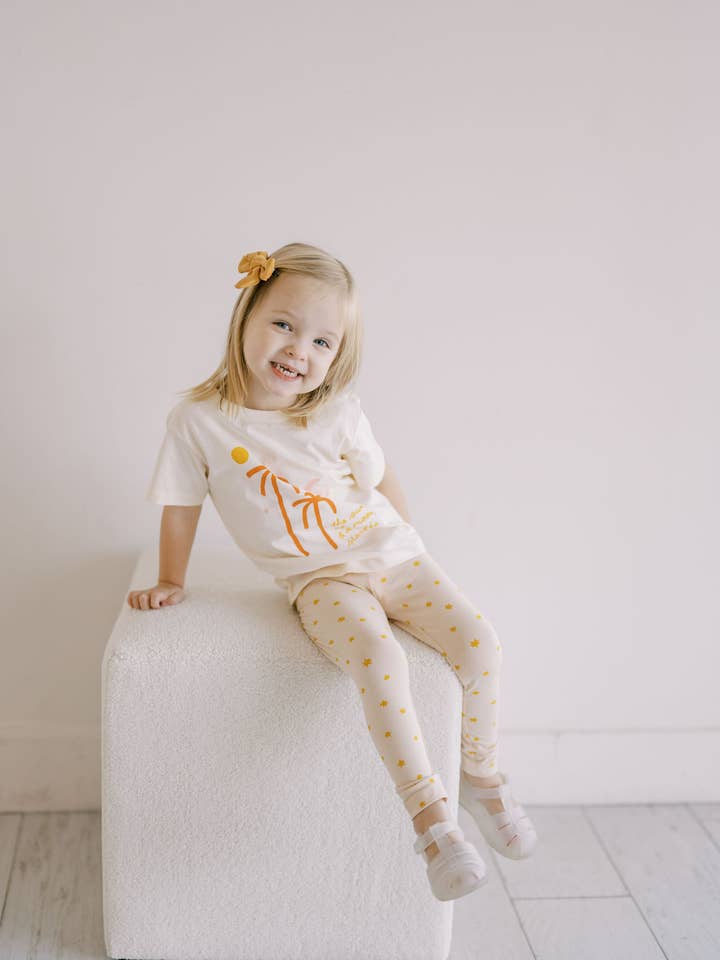 Polished Prints - Vendita all'ingrosso Maglietta serigrafata - Bambini - T-shirt stampata Sun Moon, maglietta per bambini, camicia per bambini, primavera3