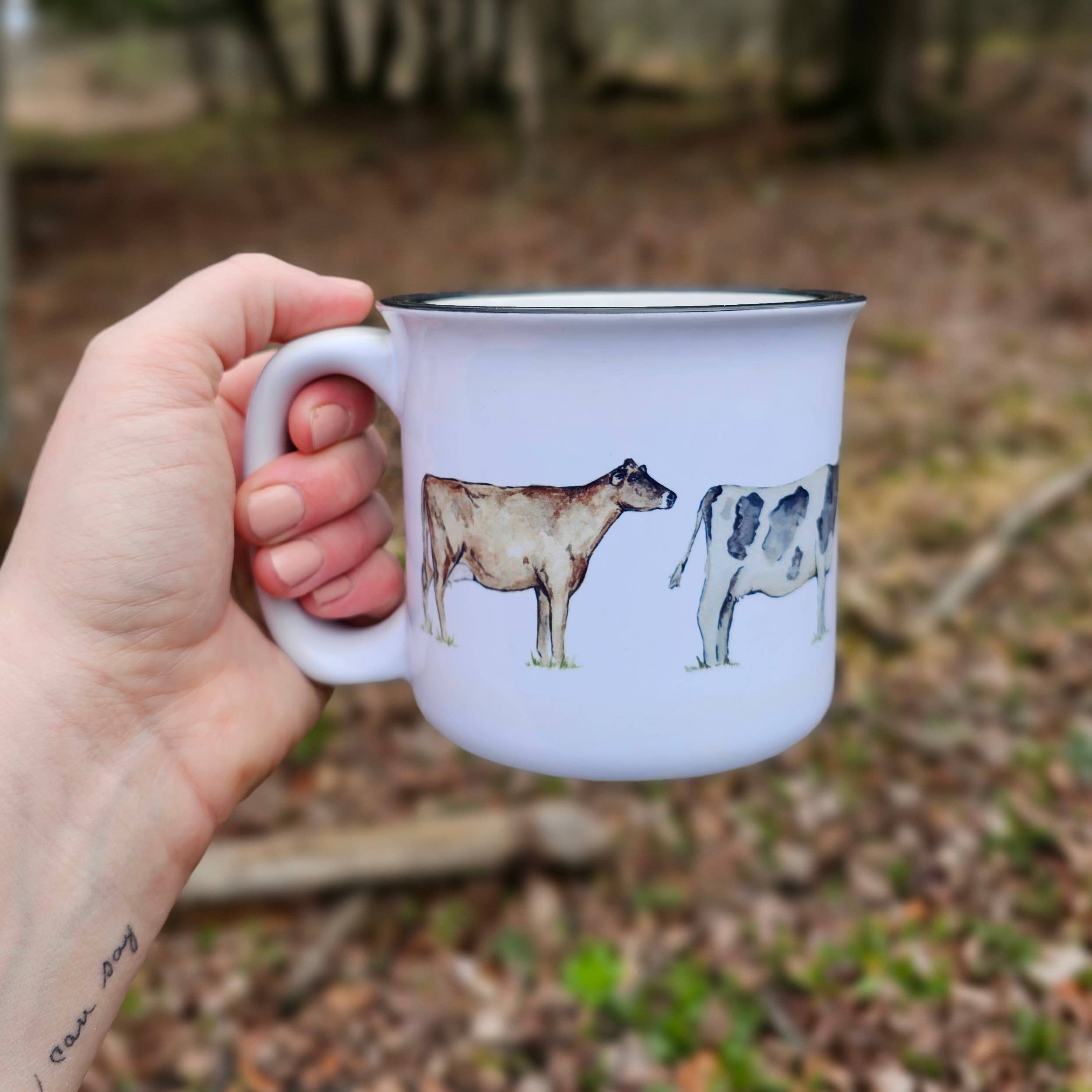 The Cranberry Finch - Wholesale Coffee Mug - Cow Lover Coffee Mug3