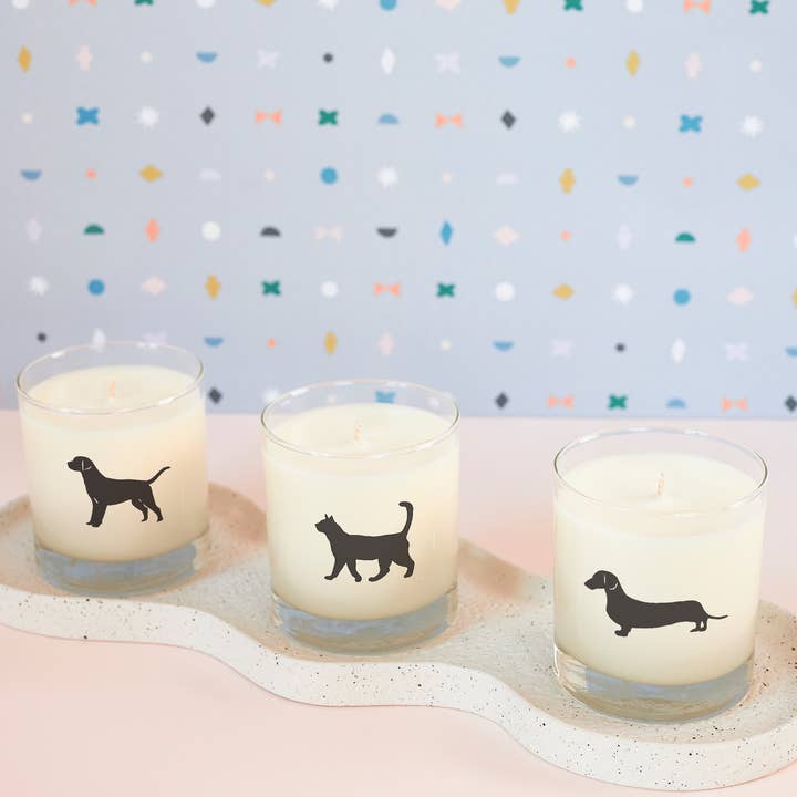 Scripted Fragrance - Wholesale Jar/Filled Candle - Rescue Dog Soy Candle in Drinking Glass Two-In-One Gift11