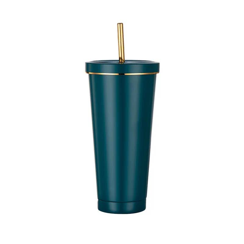 Subli Vinyl Blanks - Wholesale Insulated Mug/Tumbler - Stainless Steel insulated Tumblers with gold rim4