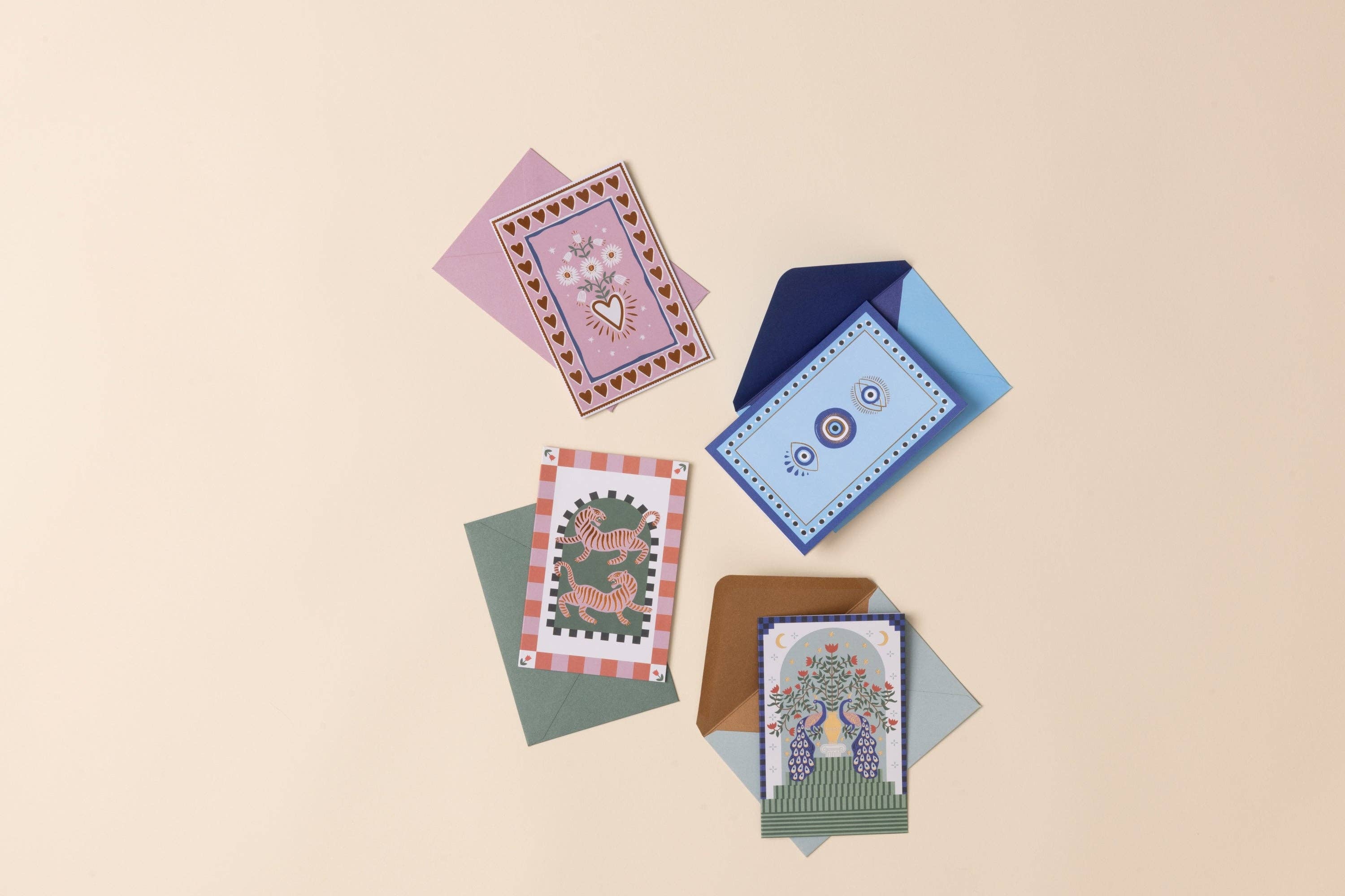 Designworks Collective – wholesale Stationery/notecard set – A Dopo Notecards - Set of 16 Assorted5