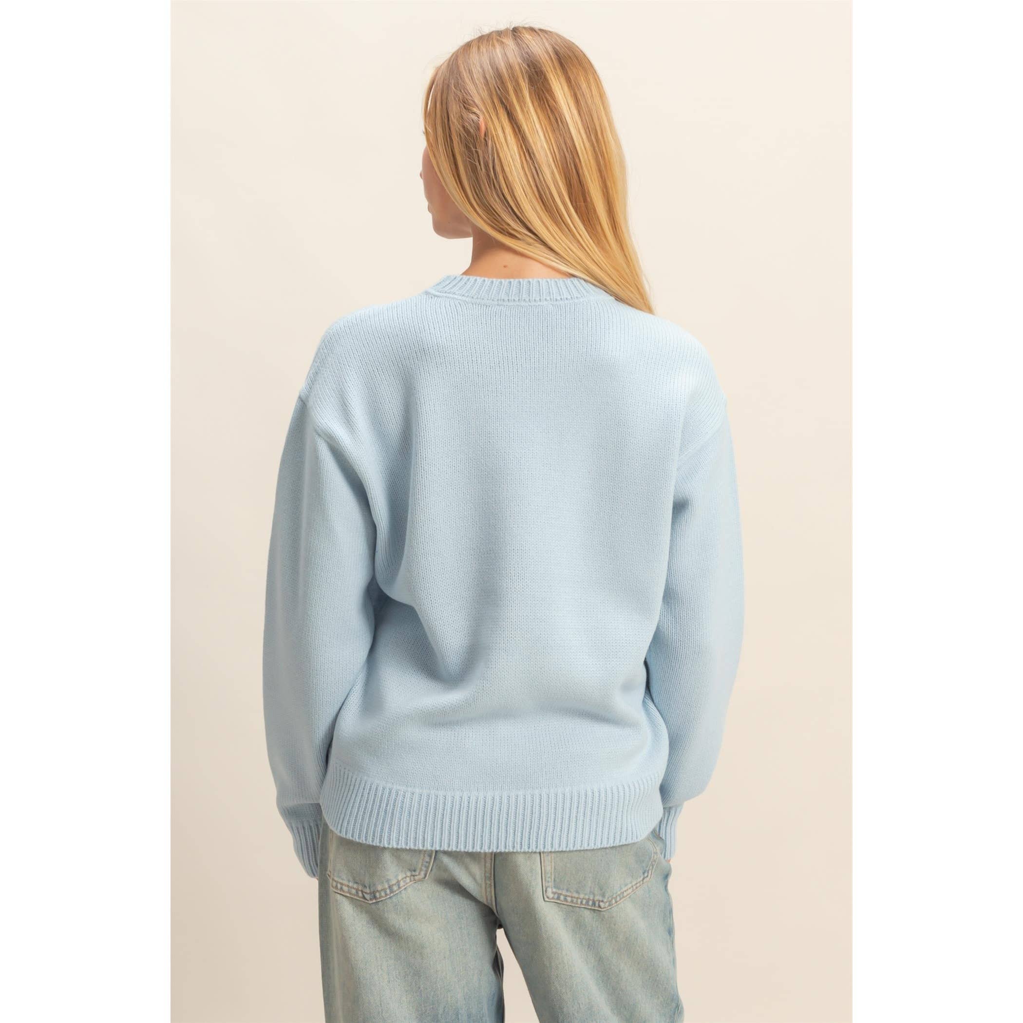 HYFVE - Wholesale Knit Sweater - Women's - Crew Neck Sweater15