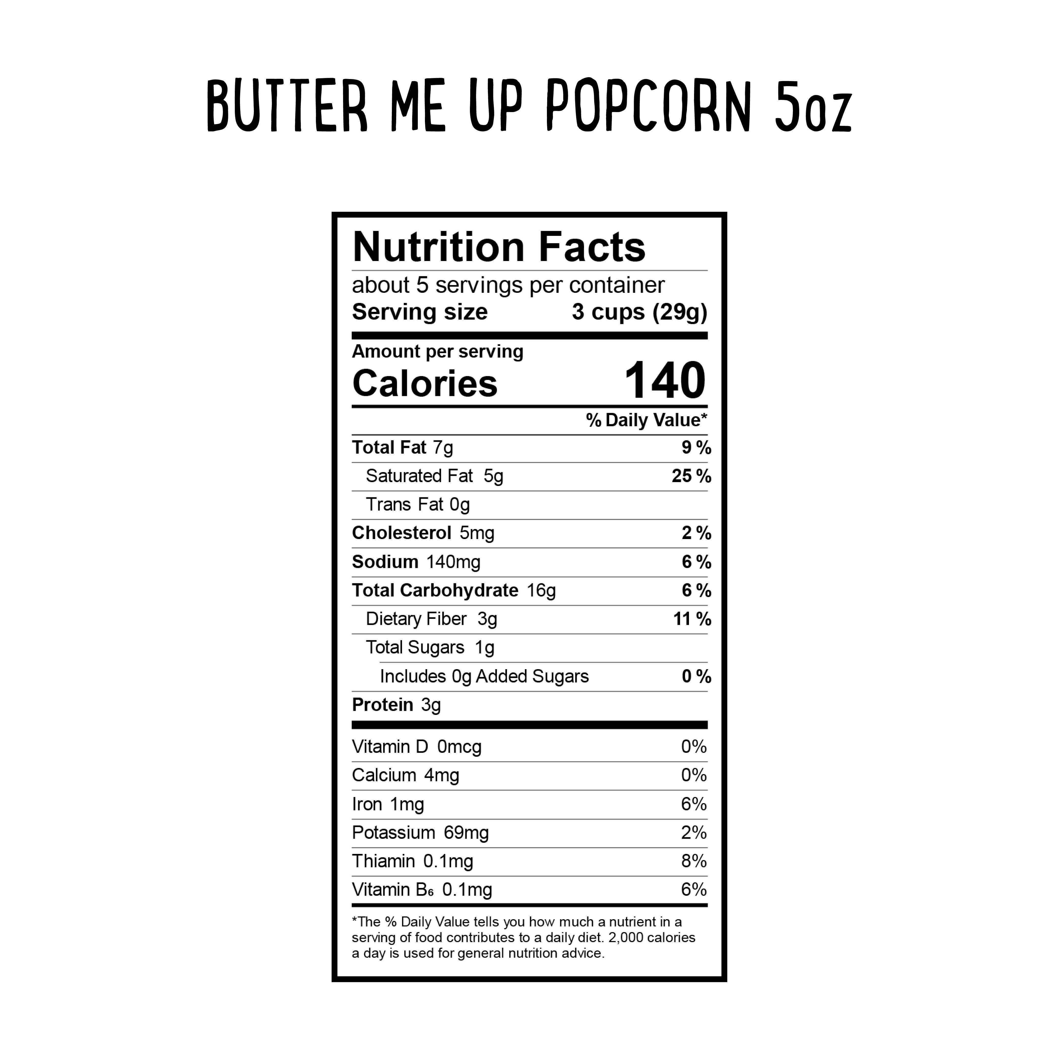Popzup Popcorn - Vente Pop-corn - Sacs de Popcorn Butter Me Up - Format Familial2