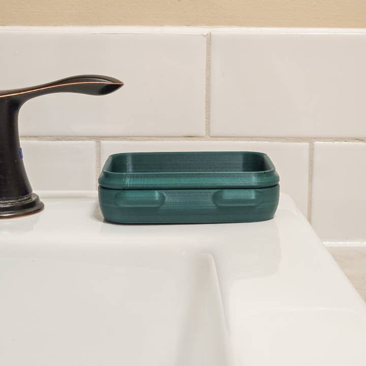 The Rogerie - Wholesale Bath Soap Dish - Travel Soap Case (Rectangular)
