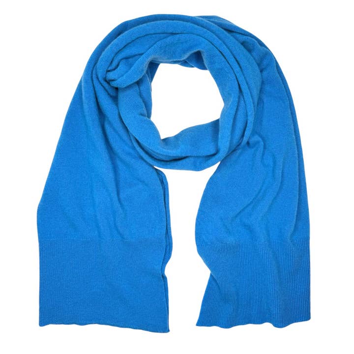 SCARF 100% MERINO WOOL CORNFLOWER for wholesale by BeCap