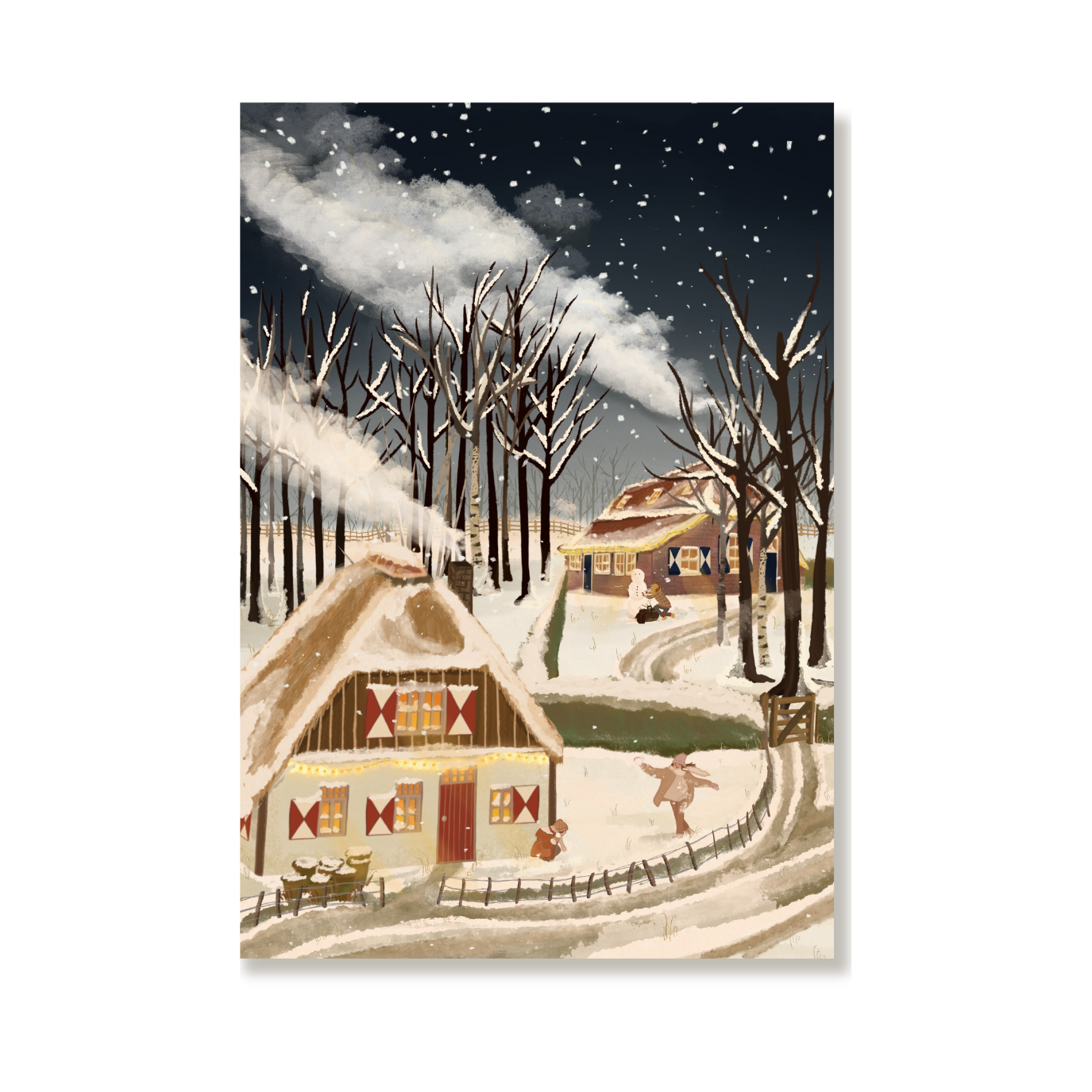 Nicolet Boon - Wholesale Postcard Set - Set Of 5 A6 Christmas Postcards4
