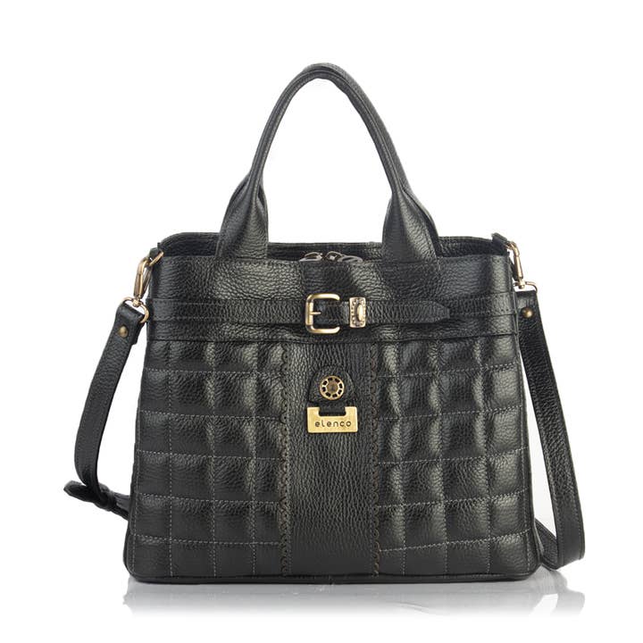 Middelgrote zwarte handtas voor wholesale door ELENCO