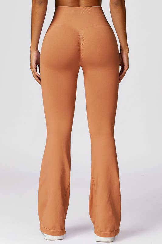 Color 5 – Großhandel Sportbekleidungsset – Damen – Seamless high waist active wear  work out flare leggings8