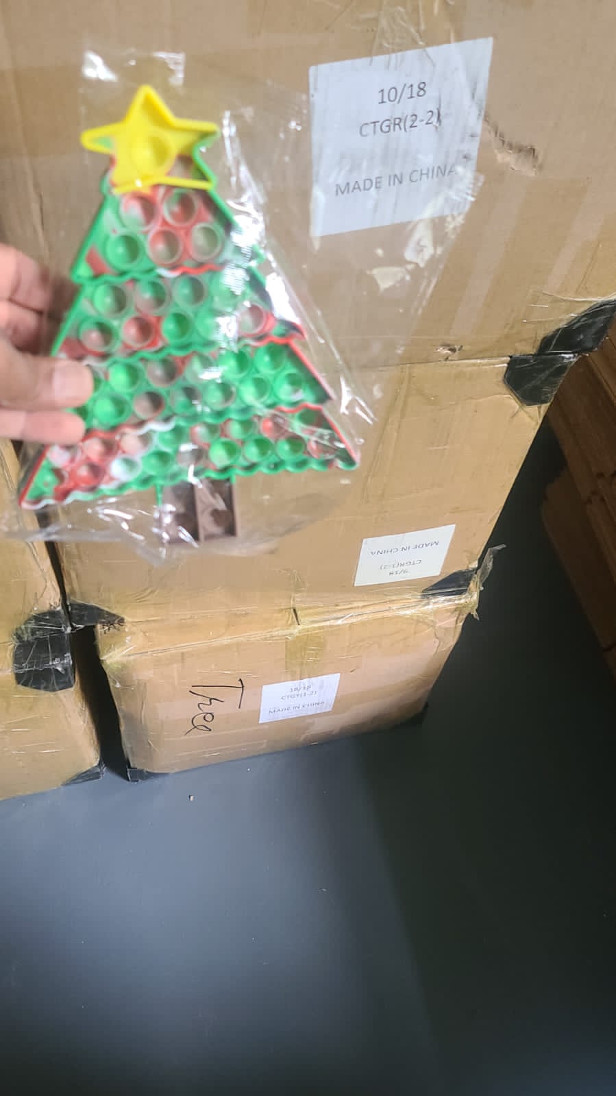 JSBlueRidge Toys - Wholesale Fidget Toy - Kids - Holiday Winter Tree Pop It Fidget Kids Toys15