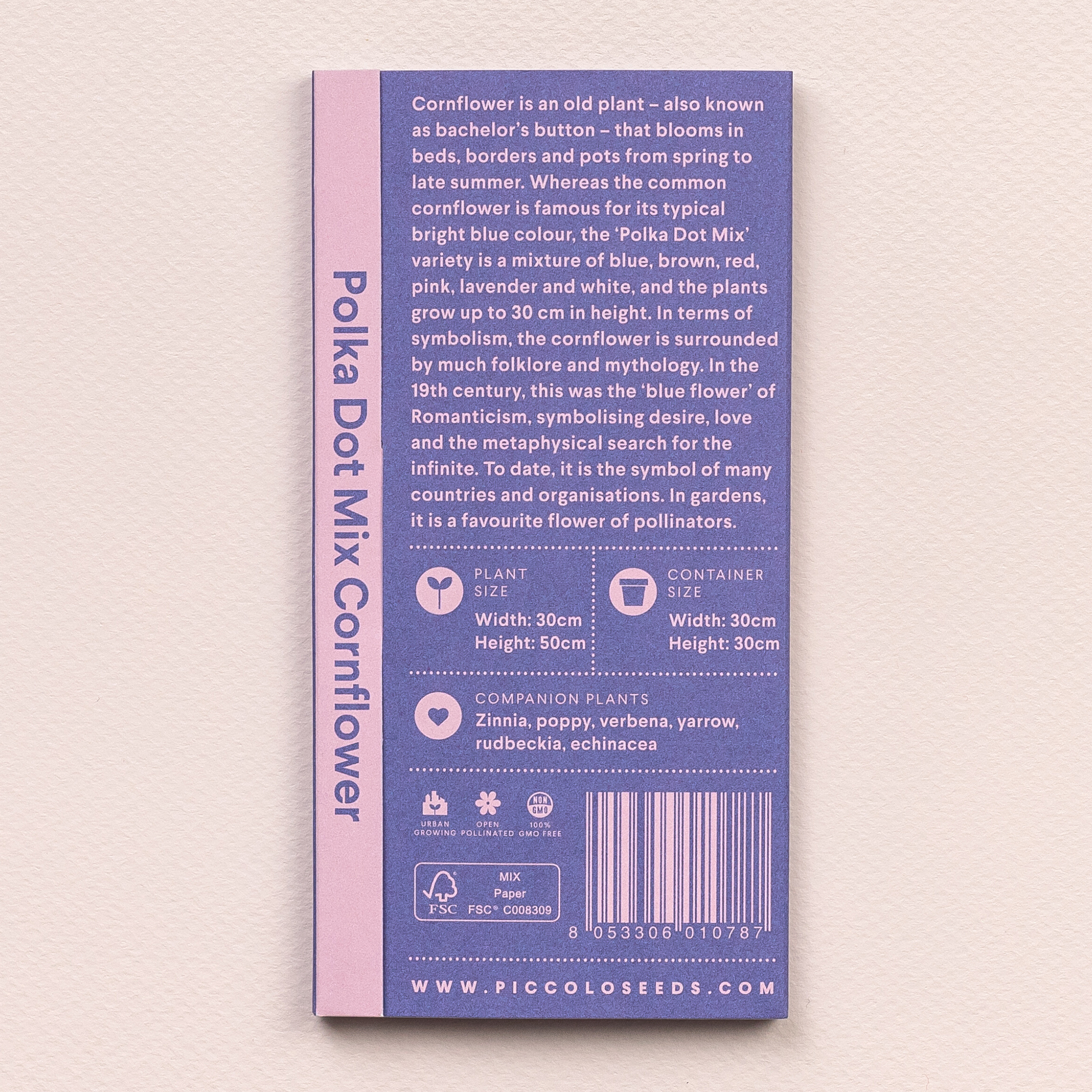 Piccolo Seeds – wholesale Plant seeds – Cornflower Polka Dot Mix2