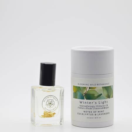 Winter's Light Aromatherapy Perfume Oil | Mint Eucalyptus for wholesale by Blooming Wild Botanicals