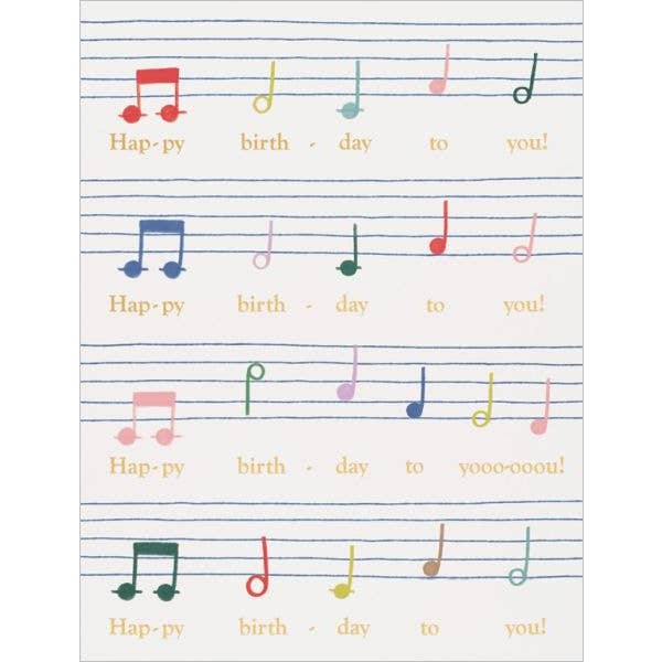 Foil Card-Birthday Song for wholesale by Vevoke