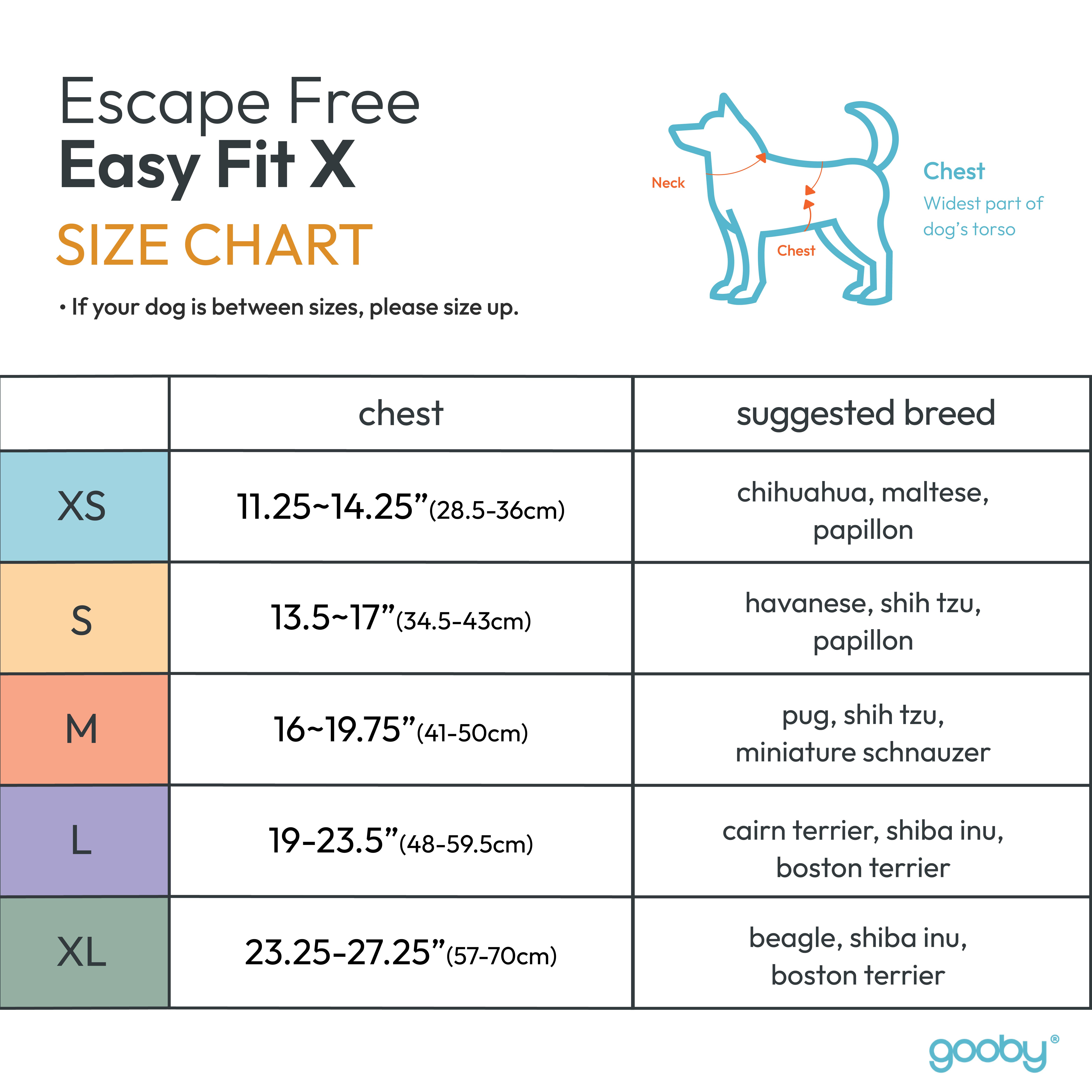 Gooby - Vendita all'ingrosso Pettorina - Cani - #40224 Escape Free Easy Fit X8