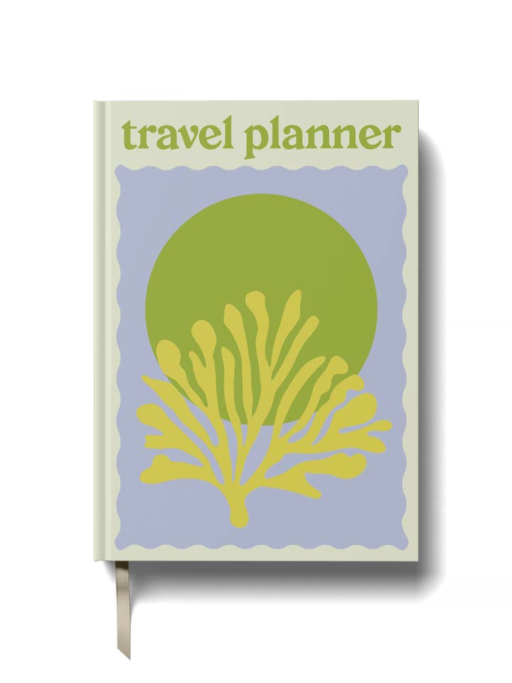 Travel Planner Guided Journal | Plan 7 Vacations | Hardcover for wholesale by Yop & Tom USA | Design-led Stationery