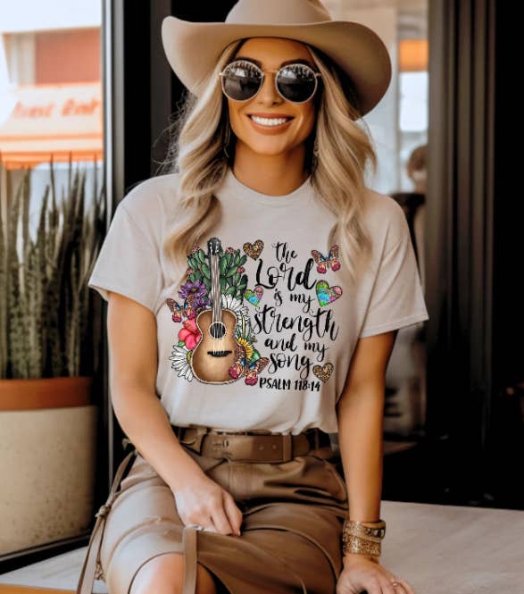 Sweet and Sassy Tees - Wholesale Sublimation Transfer - The Lord is My Strength DTF or Sublimation Transfer