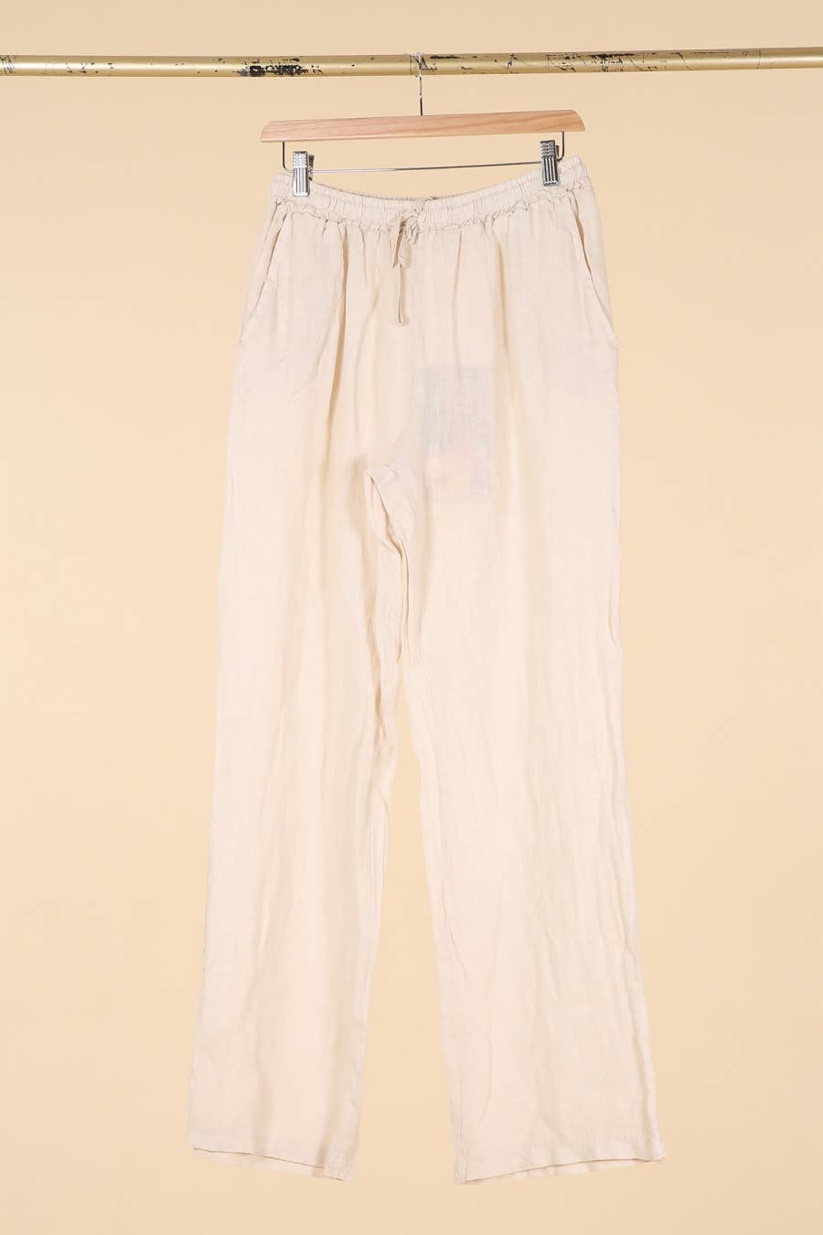 la maison des fibres naturelles - Wholesale Pants - Women's - Straight linen trousers 630132 100% linen1