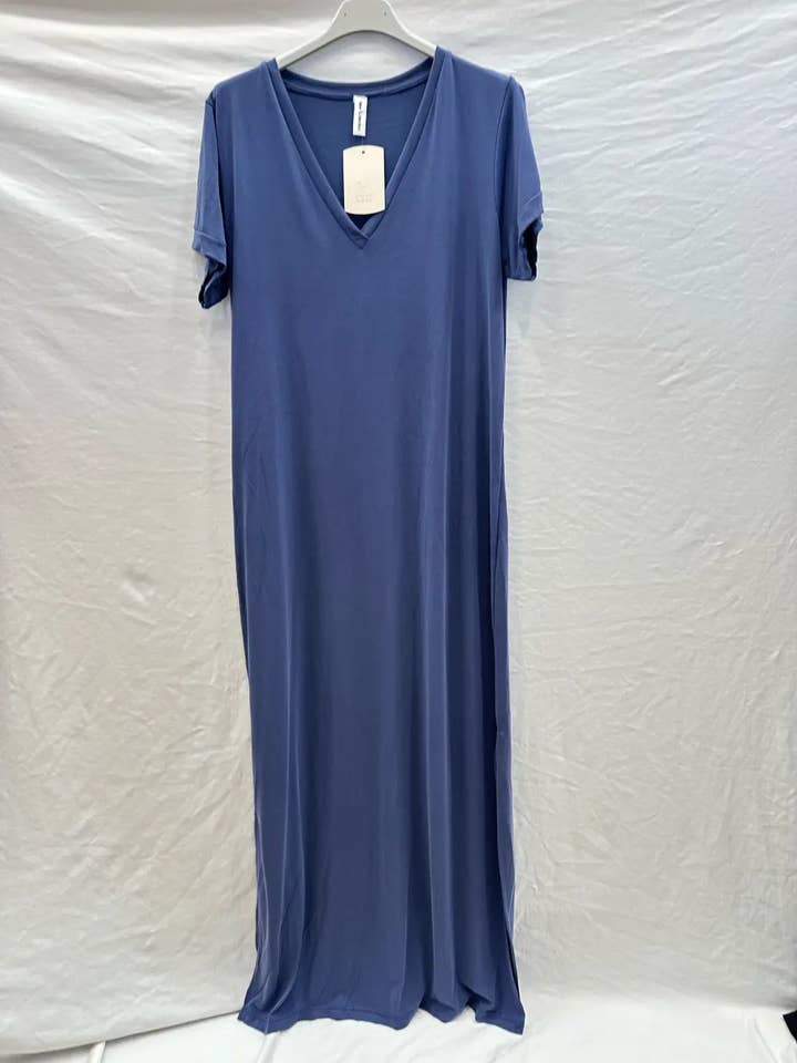 Mimi & Gogo – Engroshandel Kjole - Dame – Lang Flydende Kjole @130782_RLFluide9