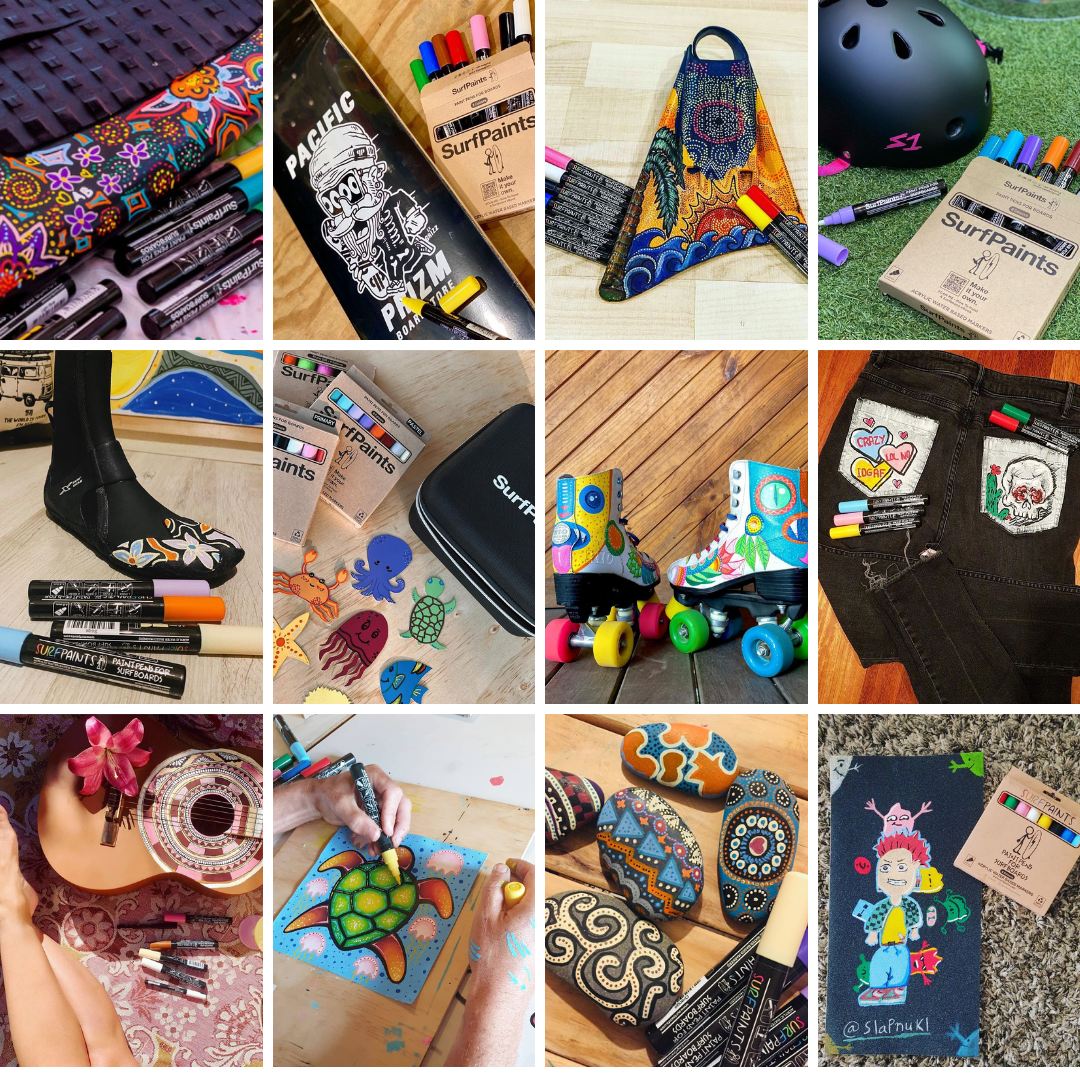 Surfpaints - Wholesale Acrylic Paint - Black & White Set5