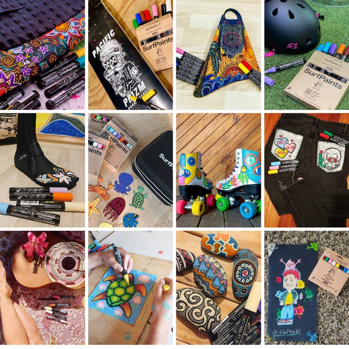 Surfpaints - Wholesale Acrylic paint - Black & White Set5