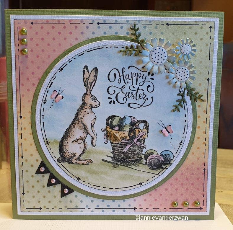 Ecstasy Crafts Distributing - Vendita all'ingrosso Timbro in gomma/decorativo - Uova di Pasqua primavera timbro trasparente1