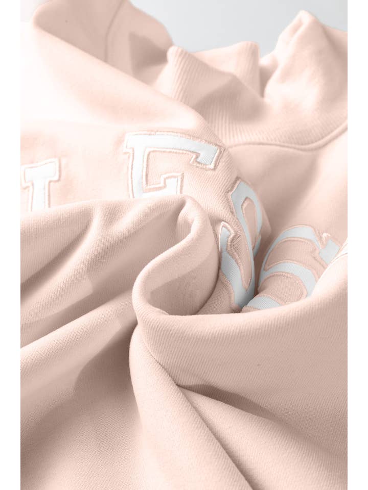 66DISCO - Vente Sweat-shirt – femme - Sweatshirt bénie brodée à col montant taille plus 66 (S-4X)23