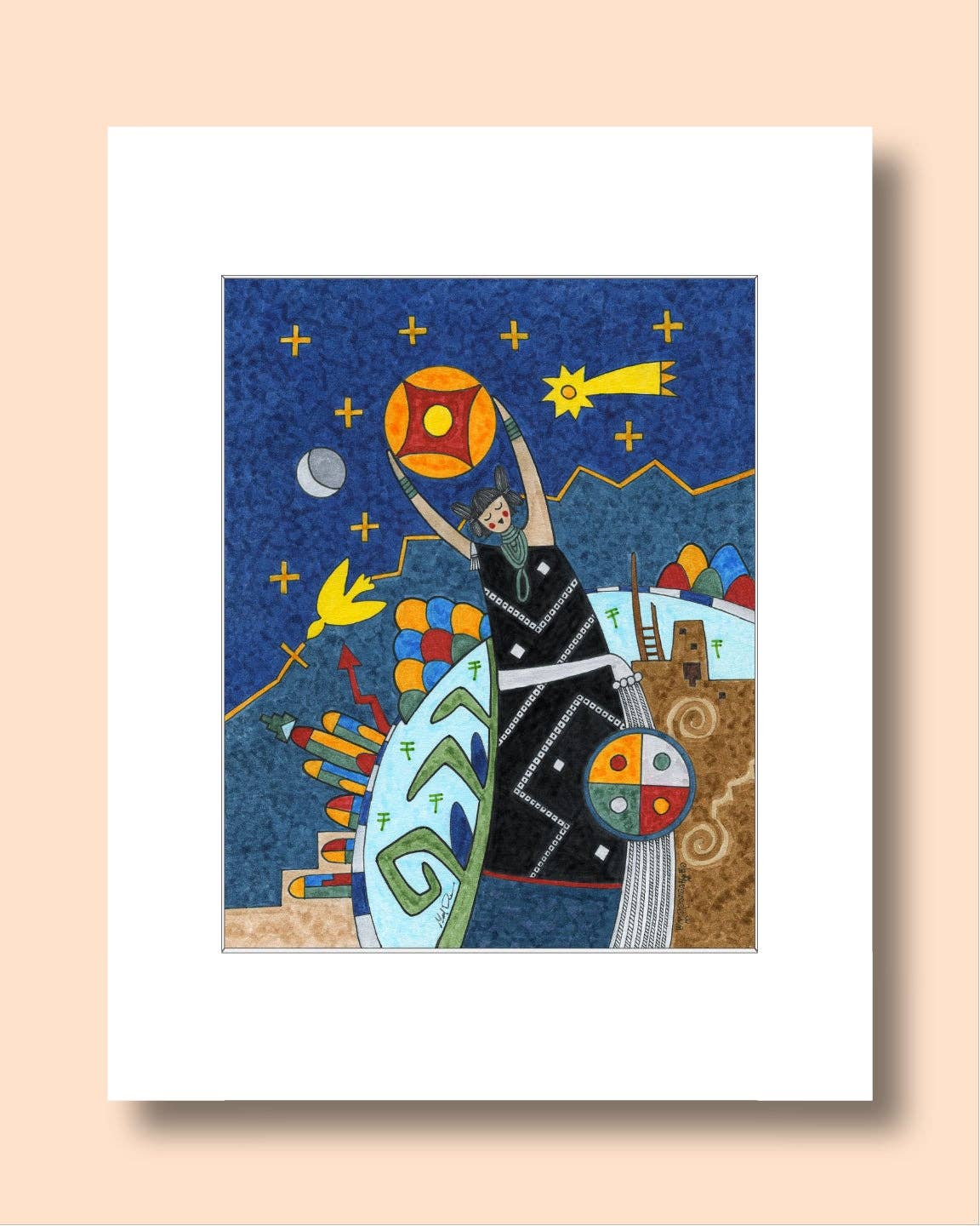 Fourth World Design - Wholesale Art Print - Star Maiden2