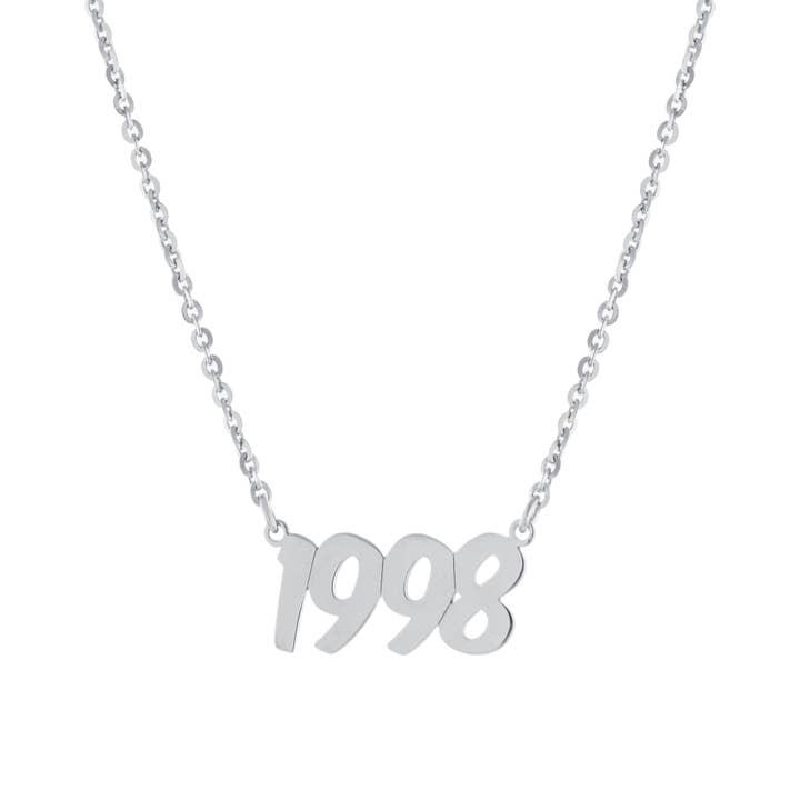Collier Year en argent sterling avec rallonge pour la vente par Athra NJ, INC.