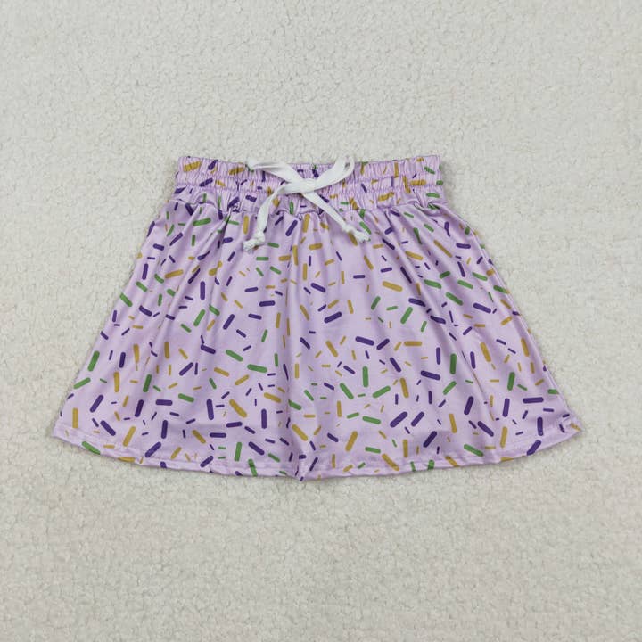 Frères et sœurs 3 couleurs Jupettes Shorts Jupes Bébé Filles Mardi Gras pour la vente par Aier Wholesale