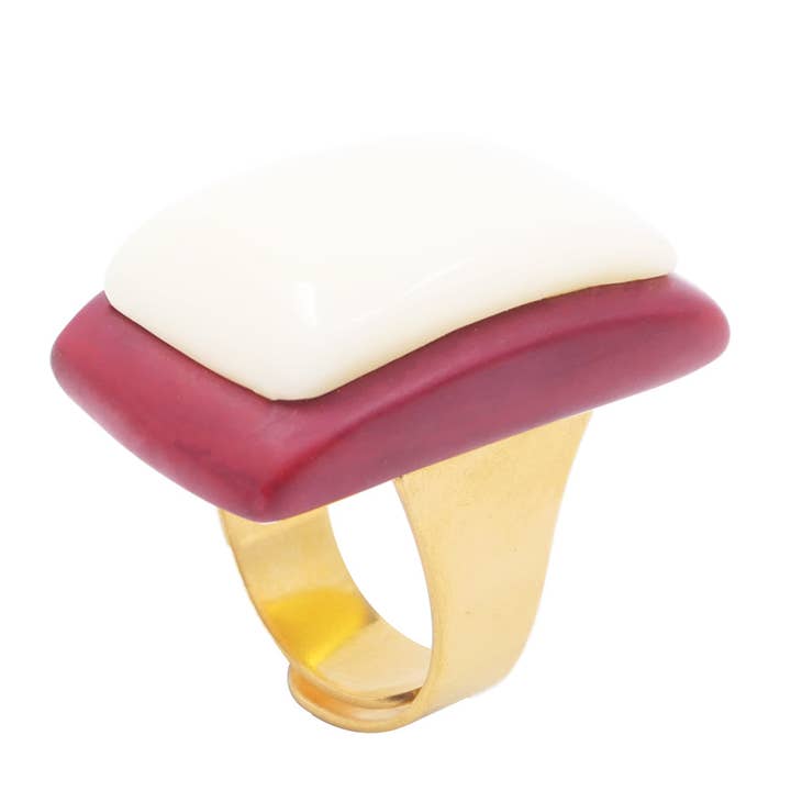 Damania Ring - 4300056 voor wholesale door Dominique Denaive Paris