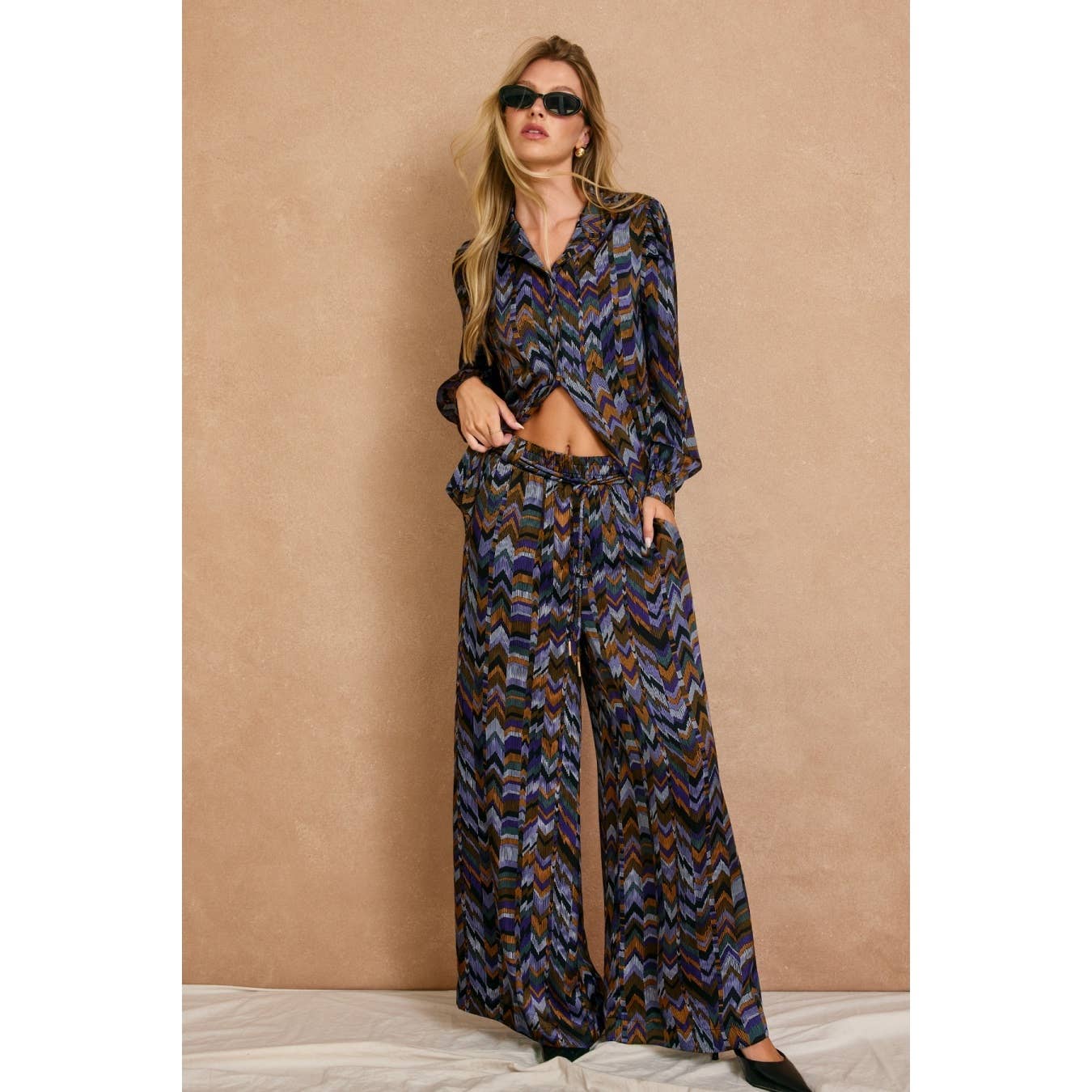 ECLIPSE Roll With It Looped Belt Pants for wholesale on Faire6