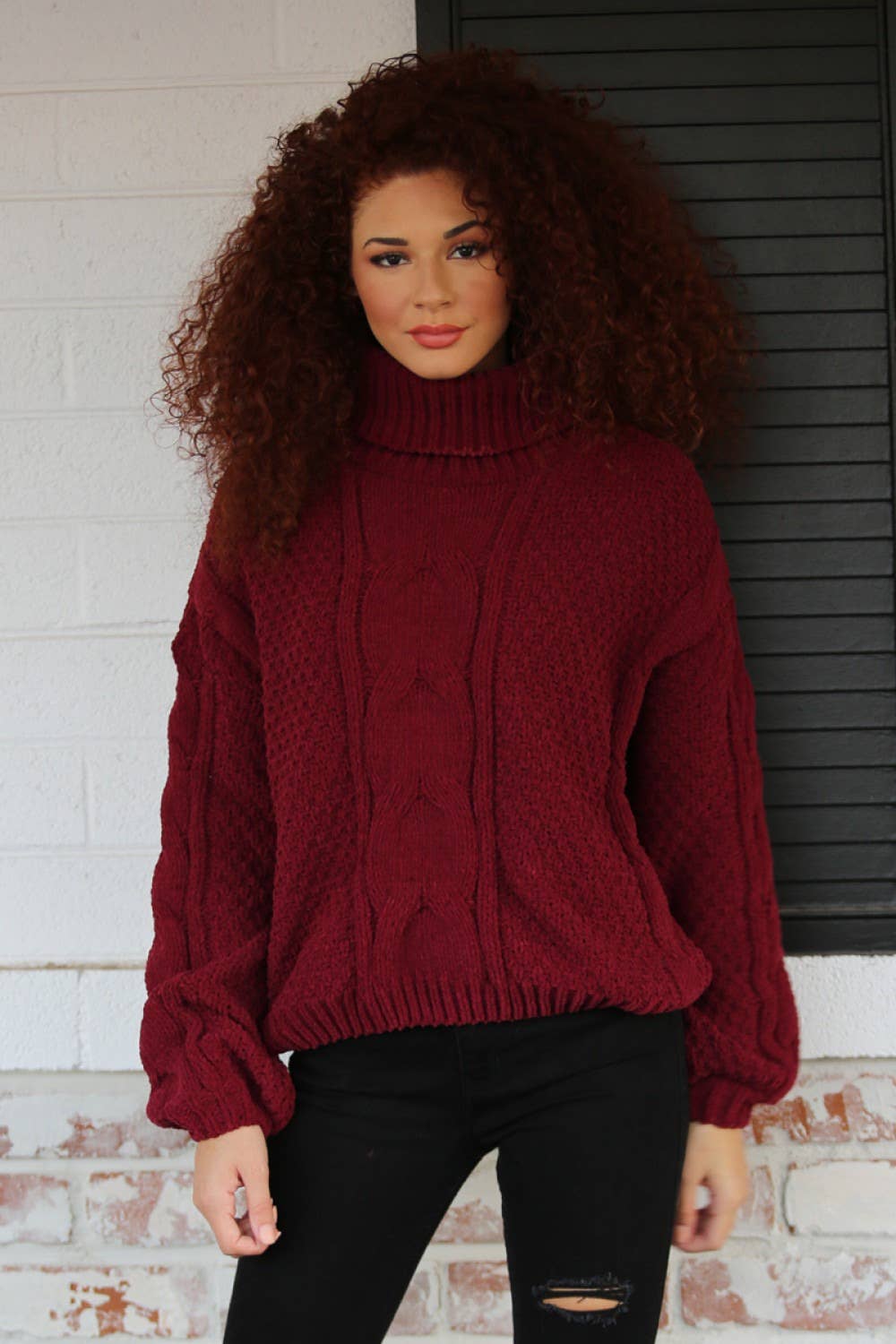 ANGIE - Wholesale Knit Sweater - Women's - XHE89-ASIS2