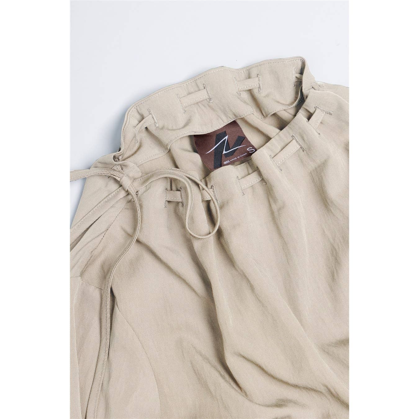 Naked Zebra - Wholesale Blouse - Women's - Long Sleeve Cinched Mock Neck Blouse18