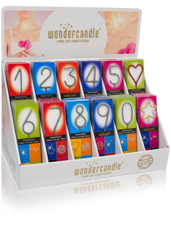 Assortment - Multicolor / Grey - 144 Wondercandle® classic pour la vente par Wondercandle